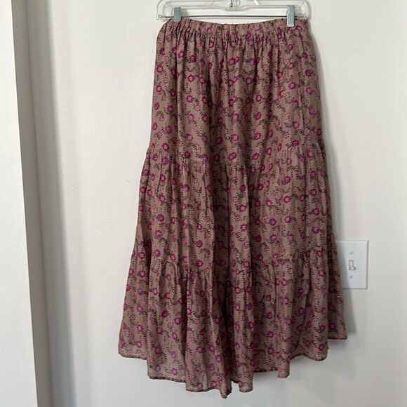 Xirena Iris Hi/Lo Floral Skirt S - Picture 7 of 11